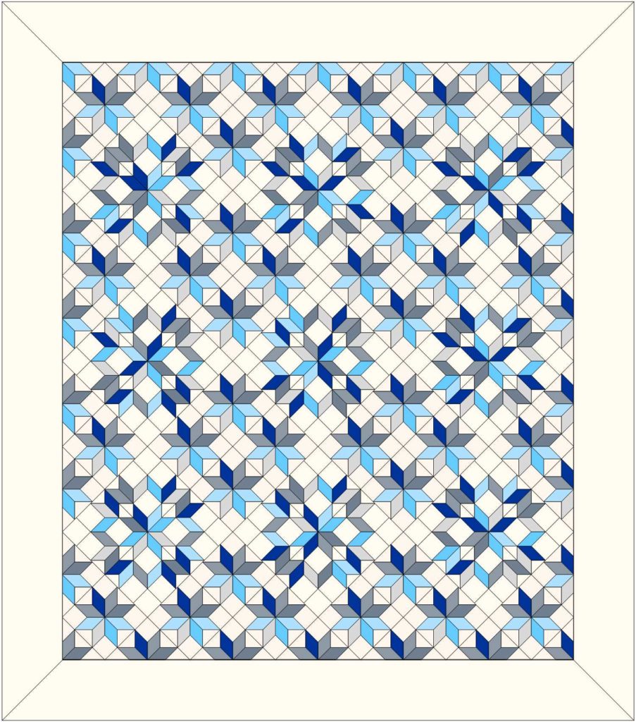 Indigo Star Quilt Revisited